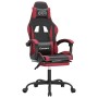 Silla gaming giratoria y reposapiés cuero sintético en Sillas gaming | Comprar online en Foru.es