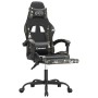 Silla gaming giratoria y reposapiés cuero sintético en Sillas gaming | Comprar online en Foru.es