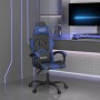 Silla gaming giratoria cuero sintético negro y azul en Sillas gaming | Comprar online en Foru.es