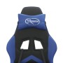 Silla gaming giratoria cuero sintético negro y azul en Sillas gaming | Comprar online en Foru.es