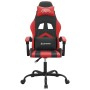 Silla gaming giratoria cuero sintético negro y rojo en Sillas gaming | Comprar online en Foru.es