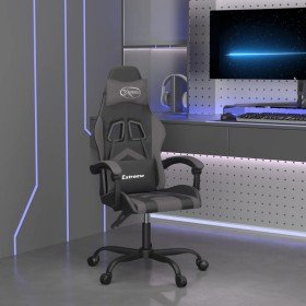 Silla gaming giratoria cuero sintético negro y gris en Sillas gaming | Comprar online en Foru.es