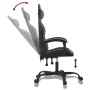 Silla gaming giratoria cuero sintético negro y gris en Sillas gaming | Comprar online en Foru.es