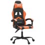 Silla gaming giratoria cuero sintético negro y naranja en Sillas gaming | Comprar online en Foru.es