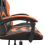 Silla gaming giratoria cuero sintético negro y naranja en Sillas gaming | Comprar online en Foru.es
