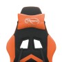 Silla gaming giratoria cuero sintético negro y naranja en Sillas gaming | Comprar online en Foru.es