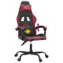 Silla gaming giratoria cuero sintético negro y rojo vino tinto en Sillas gaming | Comprar online en Foru.es