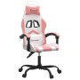 Silla gaming giratoria cuero sintético blanco y rosa en Sillas gaming | Comprar online en Foru.es