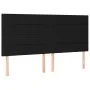 Cama box spring colchón y luces LED tela negro 160x200 cm de vidaXL, Camas y somieres - Ref: Foro24-3134887, Precio: 554,16 €...