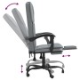 Silla de oficina reclinable de tela gris claro en Sillas de oficina | Comprar online en Foru.es