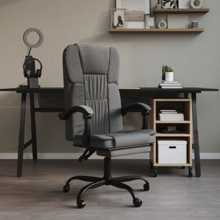 Silla de oficina reclinable de tela gris oscuro en Sillas de oficina | Comprar online en Foru.es