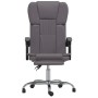 Silla de oficina reclinable cuero sintético gris en Sillas de oficina | Comprar online en Foru.es