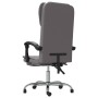 Silla de oficina reclinable cuero sintético gris en Sillas de oficina | Comprar online en Foru.es