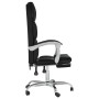 Silla de oficina reclinable cuero sintético negro en Sillas de oficina | Comprar online en Foru.es