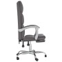 Silla de oficina reclinable cuero sintético gris en Sillas de oficina | Comprar online en Foru.es