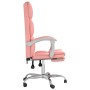 Silla de oficina reclinable cuero sintético rosa en Sillas de oficina | Comprar online en Foru.es