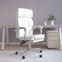 Silla de oficina reclinable cuero sintético blanco en Sillas de oficina | Comprar online en Foru.es