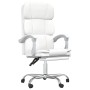 Silla de oficina reclinable cuero sintético blanco en Sillas de oficina | Comprar online en Foru.es