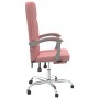 Silla de oficina reclinable cuero sintético rosa en Sillas de oficina | Comprar online en Foru.es