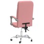 Silla de oficina reclinable cuero sintético rosa en Sillas de oficina | Comprar online en Foru.es