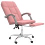 Silla de oficina reclinable cuero sintético rosa en Sillas de oficina | Comprar online en Foru.es