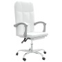 Silla de oficina reclinable cuero sintético blanco en Sillas de oficina | Comprar online en Foru.es