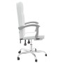 Silla de oficina reclinable cuero sintético blanco en Sillas de oficina | Comprar online en Foru.es