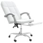 Silla de oficina reclinable cuero sintético blanco en Sillas de oficina | Comprar online en Foru.es