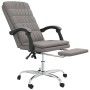 Silla de oficina reclinable de tela gris taupé en Sillas de oficina | Comprar online en Foru.es