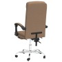 Silla de oficina reclinable de tela marrón en Sillas de oficina | Comprar online en Foru.es