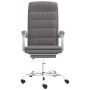 Silla de oficina reclinable cuero sintético gris en Sillas de oficina | Comprar online en Foru.es