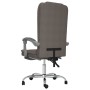 Silla de oficina reclinable con masaje tela gris taupé en Sillas de oficina | Comprar online en Foru.es