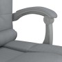 Silla de oficina reclinable con masaje de tela gris claro en Sillas de oficina | Comprar online en Foru.es