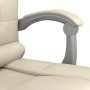 Silla de oficina reclinable masaje cuero sintético color crema en Sillas de oficina | Comprar online en Foru.es