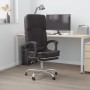 Silla de oficina reclinable masaje cuero sintético negro en Sillas de oficina | Comprar online en Foru.es
