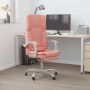 Silla de oficina reclinable masaje cuero sintético rosa en Sillas de oficina | Comprar online en Foru.es