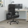 Silla de oficina reclinable masaje cuero sintético negro en Sillas de oficina | Comprar online en Foru.es