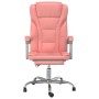 Silla de oficina reclinable cuero sintético rosa en Sillas de oficina | Comprar online en Foru.es