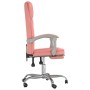 Silla de oficina reclinable cuero sintético rosa en Sillas de oficina | Comprar online en Foru.es