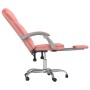 Silla de oficina reclinable cuero sintético rosa en Sillas de oficina | Comprar online en Foru.es