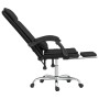 Silla de oficina reclinable masaje cuero sintético negro en Sillas de oficina | Comprar online en Foru.es