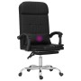 Silla de oficina reclinable masaje cuero sintético negro en Sillas de oficina | Comprar online en Foru.es