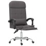 Silla de oficina reclinable masaje cuero sintético gris en Sillas de oficina | Comprar online en Foru.es
