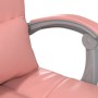Silla de oficina reclinable masaje cuero sintético rosa en Sillas de oficina | Comprar online en Foru.es