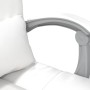 Silla de oficina reclinable masaje cuero sintético blanco en Sillas de oficina | Comprar online en Foru.es