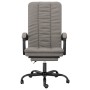 Silla de oficina reclinable de tela gris taupé en Sillas de oficina | Comprar online en Foru.es