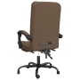 Silla de oficina reclinable de tela marrón en Sillas de oficina | Comprar online en Foru.es