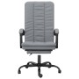Silla de oficina reclinable de tela gris claro en Sillas de oficina | Comprar online en Foru.es
