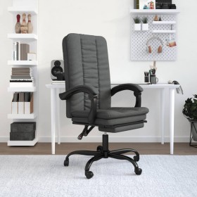 Silla de oficina reclinable de tela gris oscuro en Sillas de oficina | Comprar online en Foru.es