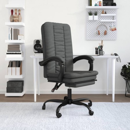 Silla de oficina reclinable de tela gris oscuro en Sillas de oficina | Comprar online en Foru.es